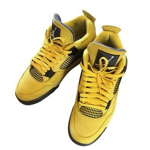 Jordan Men's Athletic Yellow and Black Shoes